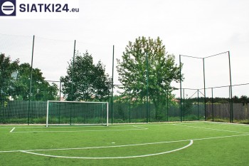 Siatki Bartoszyce - Tu zabezpieczysz ogrodzenie boiska w siatki; siatki polipropylenowe na ogrodzenia boisk. dla terenów Bartoszyc